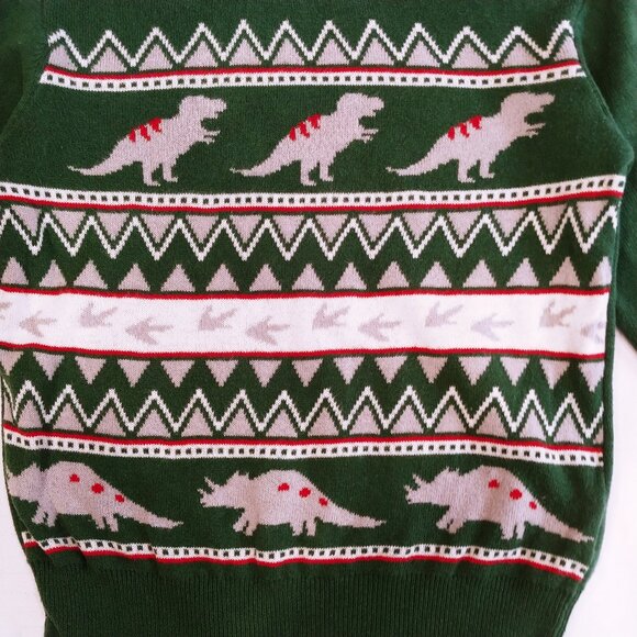 Andy & Evan Fair Isle Dinosaurs Sweater 3T - Picture 3 of 8